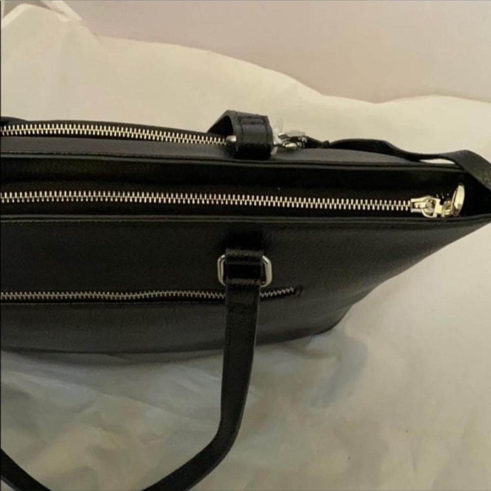 STEVE MADDEN TOTE SHOULDER HANDBAG WORK BAG BLACK - Picture 7 of 10